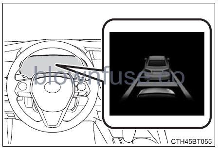 2022 Toyota Camry Using the driving support systems fig 72