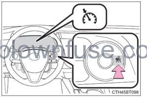 2022 Toyota Camry Using the driving support systems fig 74