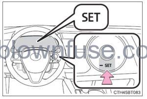 2022 Toyota Camry Using the driving support systems fig 75