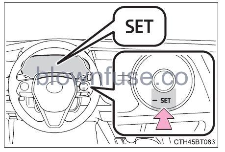 2022 Toyota Camry Using the driving support systems fig 75