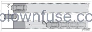 2022 Toyota Camry Using the driving support systems fig 88
