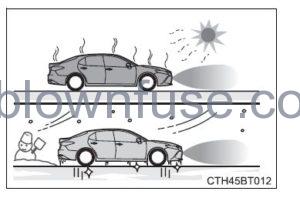 2022 Toyota Camry Using the driving support systems fig 99