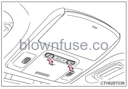 2022 Toyota Camry Using the interior lights FIG 4