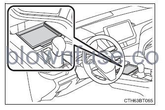 2022 Toyota Camry Using the storage features FIG 2