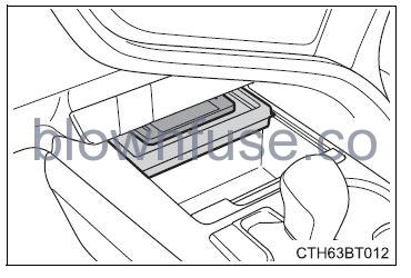 2022 Toyota Camry Using the storage features FIG 3