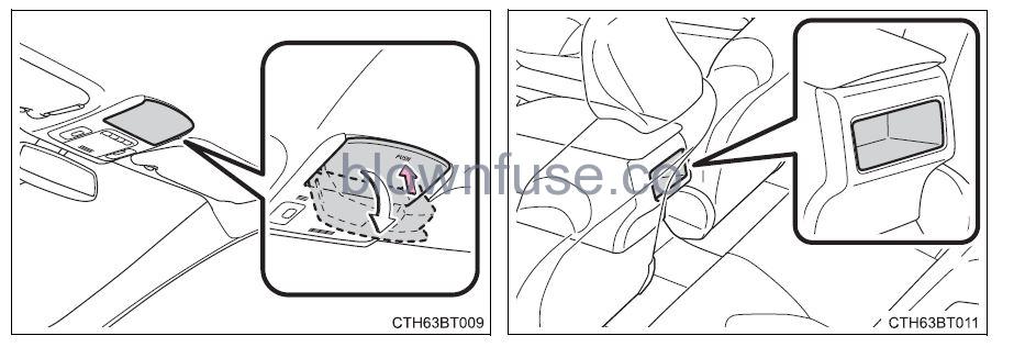 2022 Toyota Camry Using the storage features FIG 5