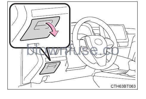 2022 Toyota Camry Using the storage features FIG 8