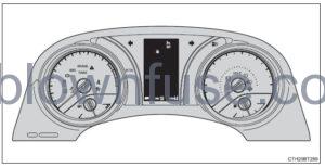 2022 Toyota Camry Warning lights and indicators fig 1