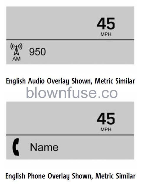 2022 Chevrolet Silverado 1500 Information Displays FIG 13