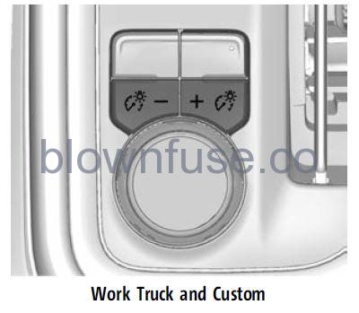 2022 Chevrolet Silverado 1500 Interior Lighting fig 1