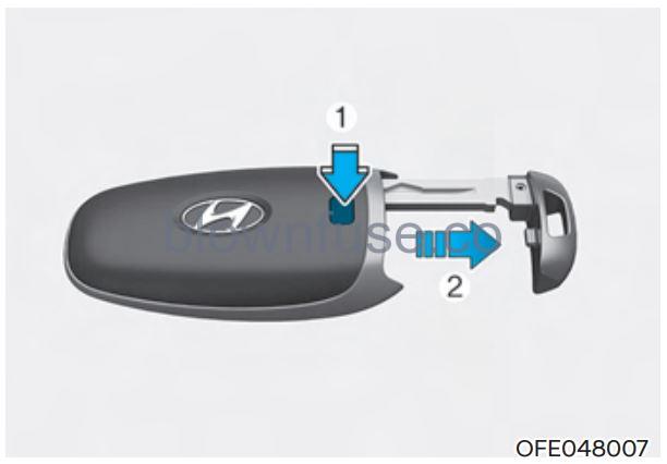 2022 Hyundai Tucson Accessing your vehicle fig 10