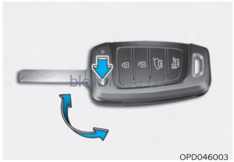 2022 Hyundai Tucson Accessing your vehicle fig 2