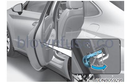 2022 Hyundai Tucson Door locks fig 4