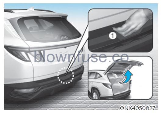 2022 Hyundai Tucson Exterior features fig 14