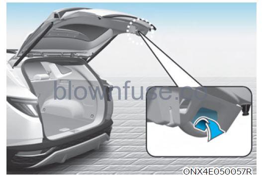 2022 Hyundai Tucson Exterior features fig 19
