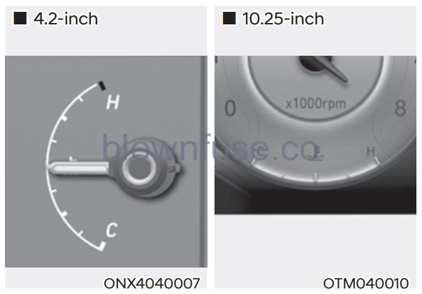 2022 Hyundai Tucson Instrument cluster fig 4