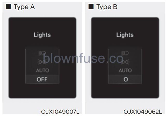 2022 Hyundai Tucson LCD display messages for vehicles equipped with Smart Key fig 4