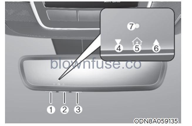 2022 Hyundai Tucson Mirrors fig 14