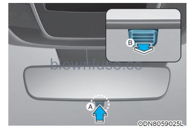 2022 Hyundai Tucson Mirrors fig 16