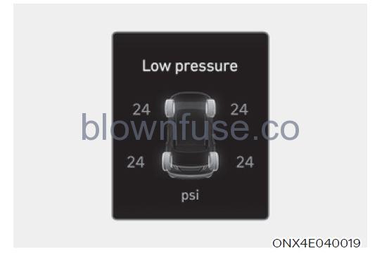 2022 Hyundai Tucson Tire Pressure Monitoring System (TPMS) fig 1