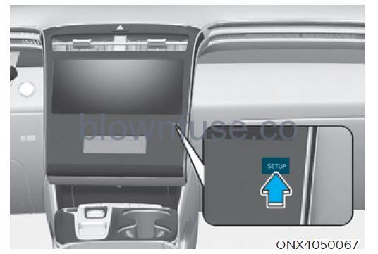 2022 Hyundai Tucson Vehicle settings (infotainment system) fig 2