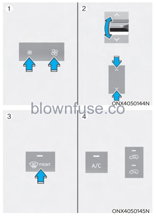 2022 Hyundai Tucson Windshield defrosting and defogging fig 5