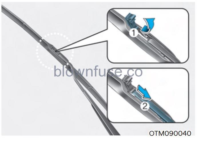 2022 Hyundai Tucson Wiper blades fig 5