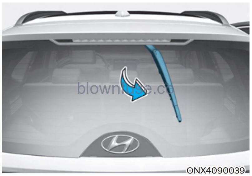 2022 Hyundai Tucson Wiper blades fig 7