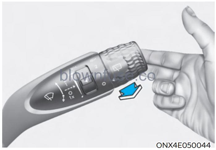 2022 Hyundai Tucson Wipers and washers fig 2