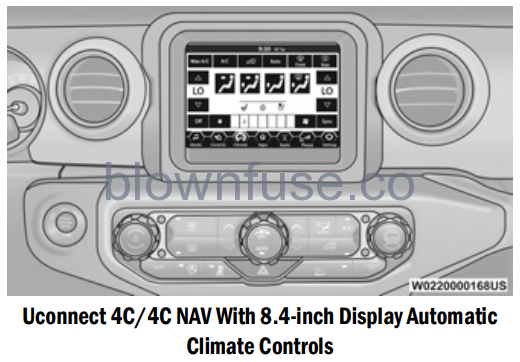 2022 Jeep Wrangler CLIMATE CONTROLS fig 2