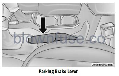 2022 Jeep Wrangler PARKING BRAKE fig 1