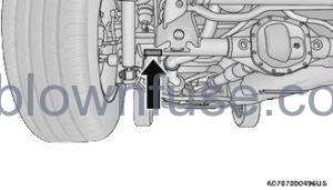 2022 Jeep Wrangler HAZARD WARNING FLASHERS FIG 13