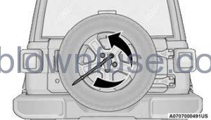 2022 Jeep Wrangler HAZARD WARNING FLASHERS FIG 19