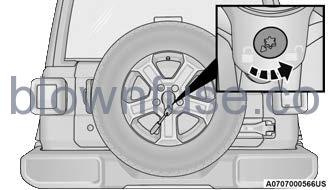 2022 Jeep Wrangler HAZARD WARNING FLASHERS FIG 20