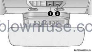 2022 Jeep Wrangler HAZARD WARNING FLASHERS FIG 25