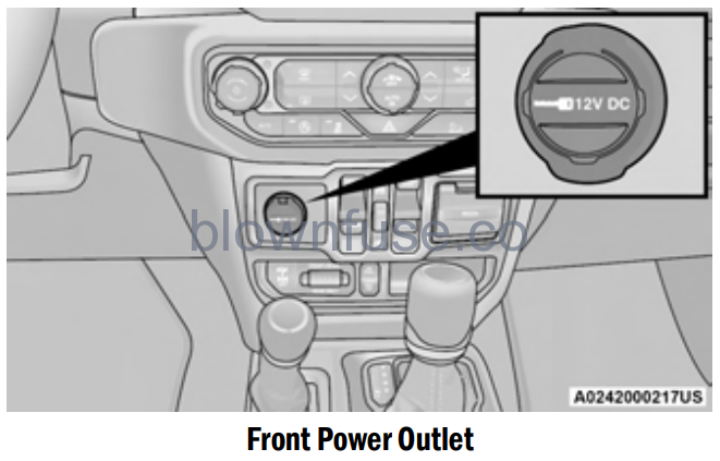 2022 Jeep Wrangler INTERIOR STORAGE AND EQUIPMENT fig 6