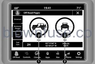 2022 Jeep Wrangler OFF-ROAD PAGES — IF EQUIPPED fig 2