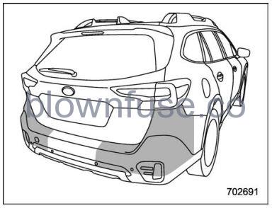 2022 Subaru Outback BSD RCTA (If Equipped) fig 15