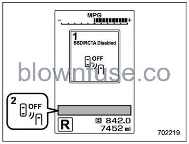 2022 Subaru Outback BSD RCTA (If Equipped) fig 8