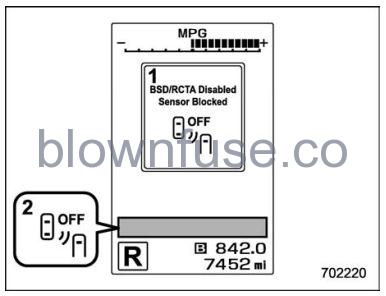 2022 Subaru Outback BSD RCTA (If Equipped) fig 9