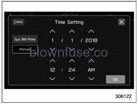 2022 Subaru Outback Clock fig 2