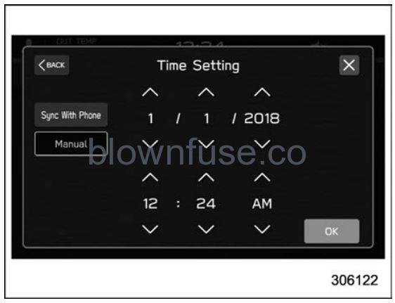 2022 Subaru Outback Clock fig 6