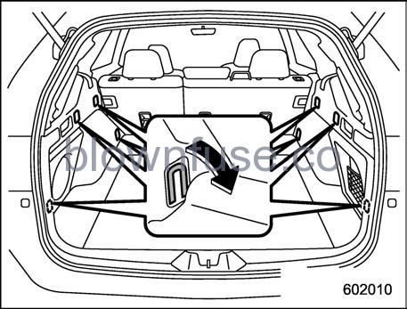 2022 Subaru Outback Convenient Tie-Down Hooks (Outback Subaru Outback Wilderness) fig 1