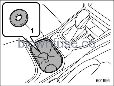 2022 Subaru Outback Cup Holder fig 2