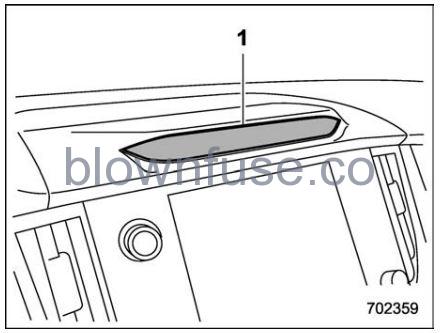 2022 Subaru Outback Driver Monitoring System (If Equipped) fig 1