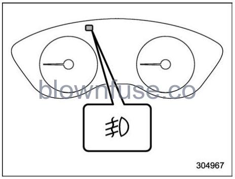 2022 Subaru Outback Front Fog Light Switch (If Equipped) fig 3