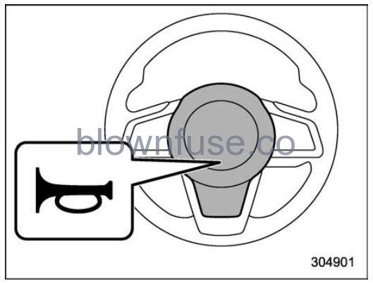 2022 Subaru Outback Horn FIG 1