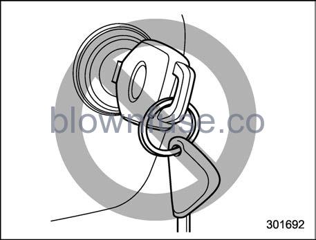 2022 Subaru Outback Ignition Switch (Models without Push-Button Start System) fig 1