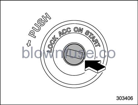 2022 Subaru Outback Ignition Switch (Models without Push-Button Start System) fig 4