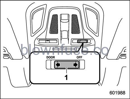 2022 Subaru Outback Interior Light fig 3